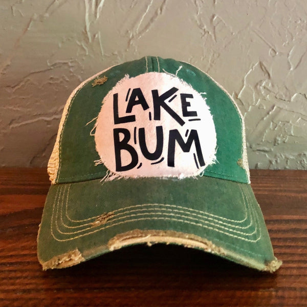 Lake Bum Hat, Lake Hat, Summer Hat
