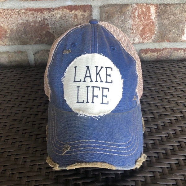 Lake Life Hat, Lake Cap, Summer Hat