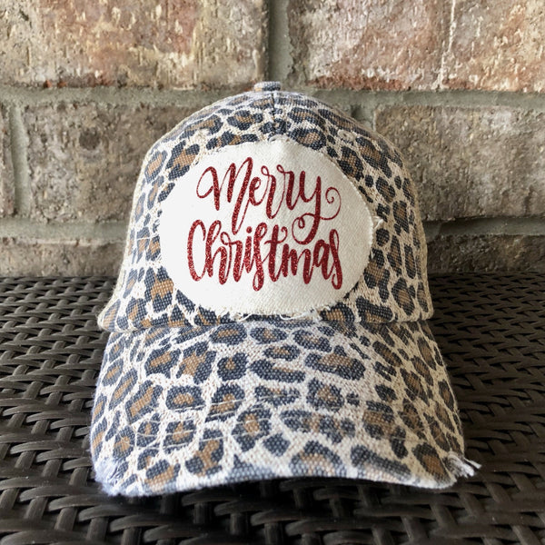 Merry Christmas Hat, Christmas Hat, Holiday Cap, Winter Hat