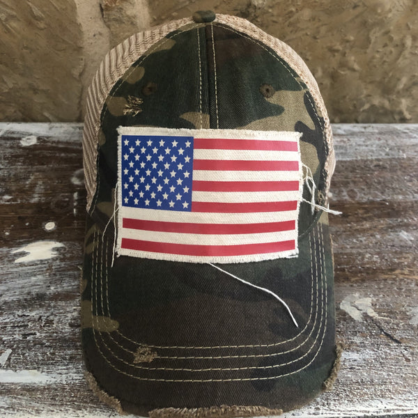 American Flag Hat