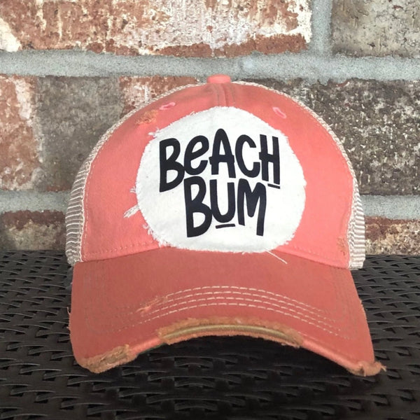 Beach Bum Cap, Beach Hat, Summer Hat