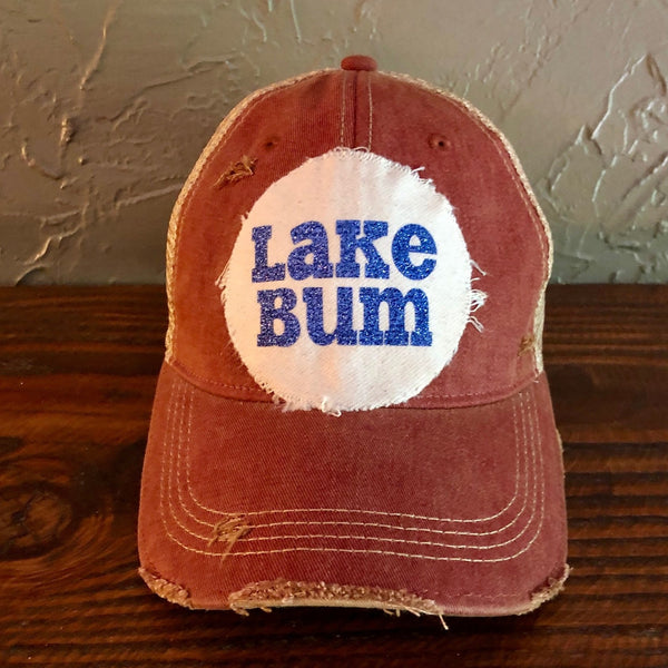 Lake Bum Hat, Lake Hat, Summer Hat