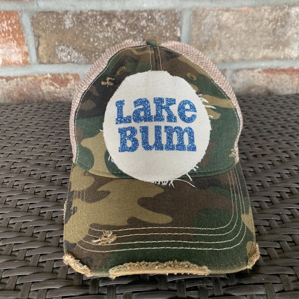 Lake Bum Hat, Lake Hat, Summer Hat