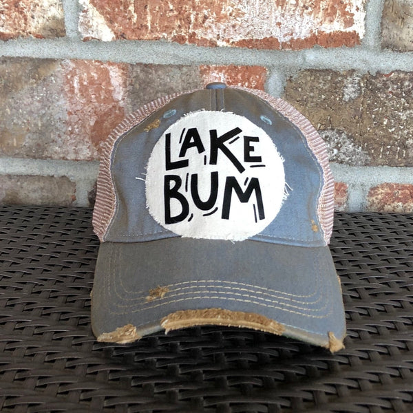 Lake Bum Hat, Lake Hat, Summer Hat