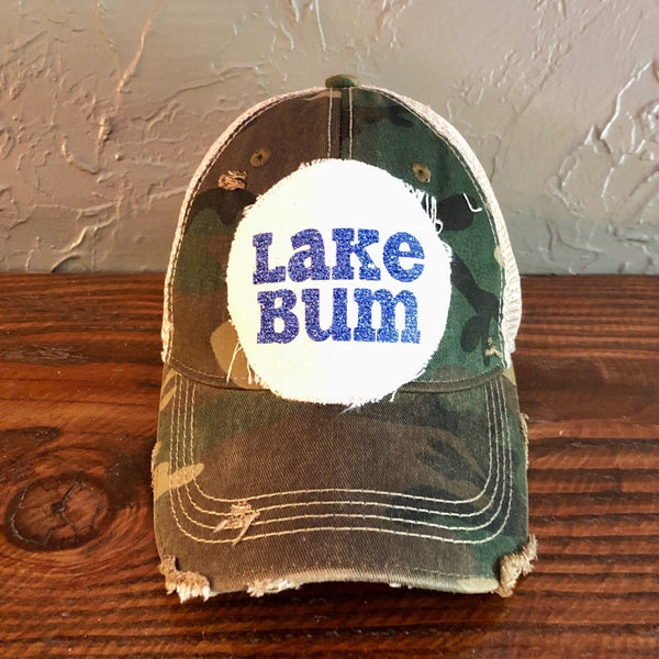 Lake Bum Hat, Lake Hat, Summer Hat
