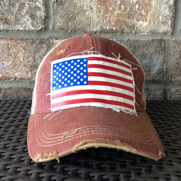 American Flag Hat