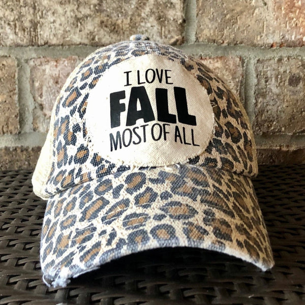 I love fall most of all hat