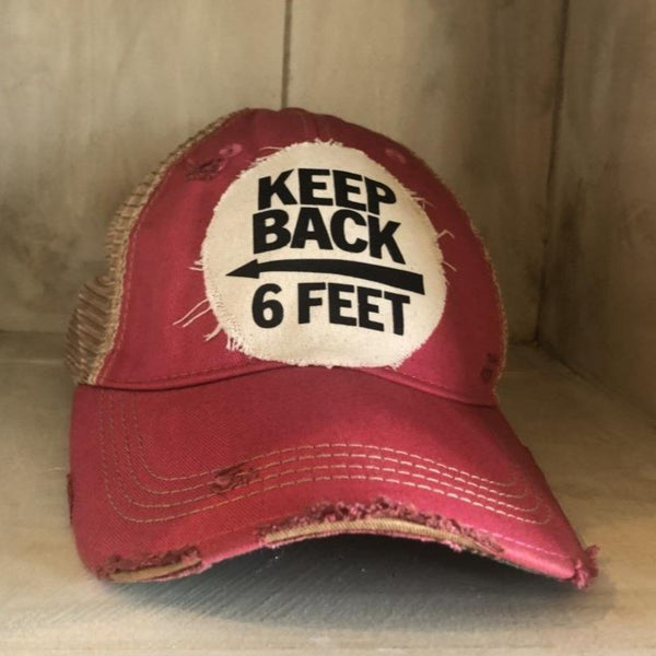 Keep Back 6 Feet Hat