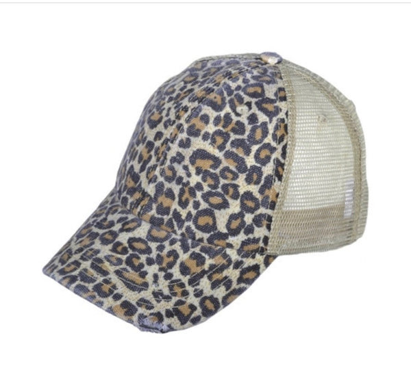 Sunflower Hat, Leopard Sunflower Hat