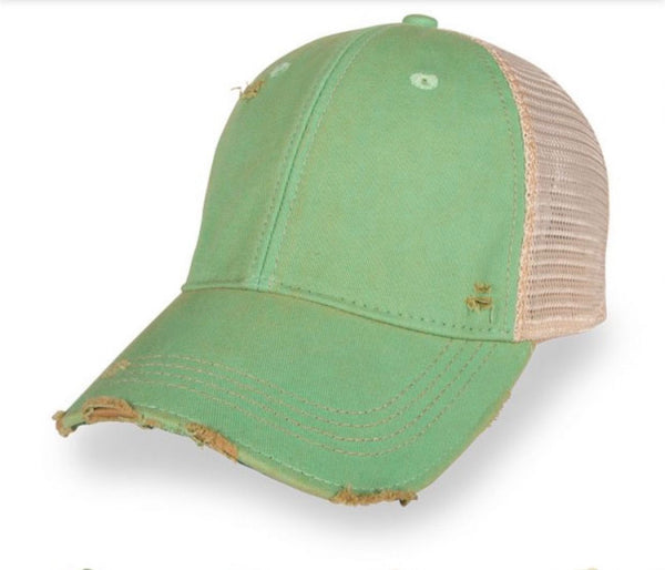 Wine Girl Hat, Women’s Ball Cap, Distressed Hat, Weathered Hat