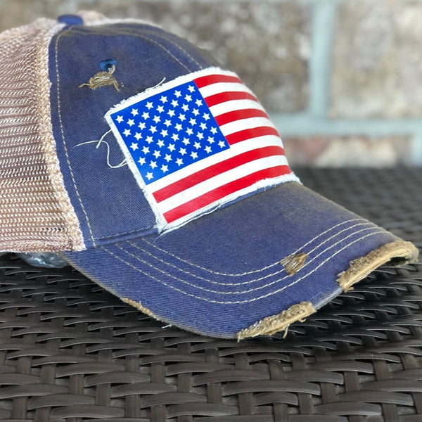 American Flag Hat