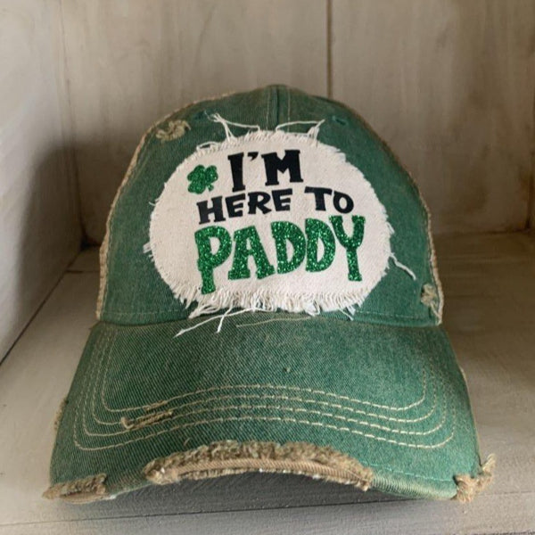 I'm Here to Paddy Hat, St. Patrick's Day Hat