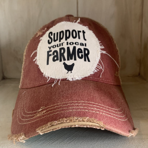 Support Your Local Farmers Hat