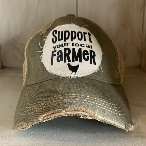 Support Your Local Farmers Hat